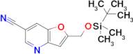 2-(((Tert-butyldimethylsilyl)oxy)methyl)furo[3,2-b]pyridine-6-carbonitrile