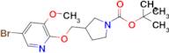 Tert-butyl 3-(((5-bromo-3-methoxypyridin-2-yl)oxy)methyl)pyrrolidine-1-carboxylate