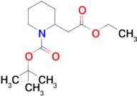 Tert-butyl 2-(2-ethoxy-2-oxoethyl)piperidine-1-carboxylate