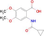 2-(Cyclopropanecarboxamido)-4,5-dimethoxybenzoic acid