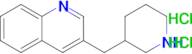 3-(Piperidin-3-ylmethyl)quinoline dihydrochloride