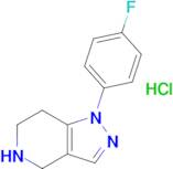 1-(4-Fluorophenyl)-4,5,6,7-tetrahydro-1H-pyrazolo[4,3-c]pyridine hydrochloride