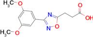 3-(3-(3,5-Dimethoxyphenyl)-1,2,4-oxadiazol-5-yl)propanoic acid