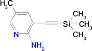 5-Methyl-3-((trimethylsilyl)ethynyl)pyridin-2-amine