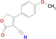 4-(4-Methoxyphenyl)-2-oxo-2,5-dihydrofuran-3-carbonitrile