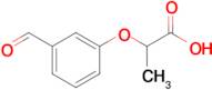 2-(3-Formylphenoxy)propanoic acid