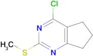 4-Chloro-2-(methylthio)-6,7-dihydro-5H-cyclopenta[d]pyrimidine