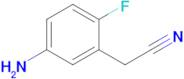 2-(5-Amino-2-fluorophenyl)acetonitrile