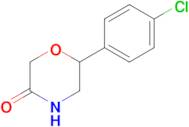 6-(4-Chlorophenyl)morpholin-3-one