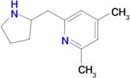 2,4-Dimethyl-6-(pyrrolidin-2-ylmethyl)pyridine