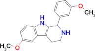 6-Methoxy-1-(3-methoxyphenyl)-2,3,4,9-tetrahydro-1H-pyrido[3,4-b]indole