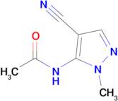 N-(4-cyano-1-methyl-1H-pyrazol-5-yl)acetamide