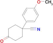 1-(4-Methoxyphenyl)-4-oxocyclohexane-1-carbonitrile