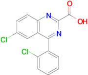 6-Chloro-4-(2-chlorophenyl)quinazoline-2-carboxylic acid