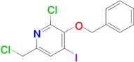 3-(Benzyloxy)-2-chloro-6-(chloromethyl)-4-iodopyridine