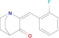 (E)-2-(2-fluorobenzylidene)quinuclidin-3-one