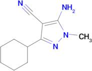 5-Amino-3-cyclohexyl-1-methyl-1H-pyrazole-4-carbonitrile