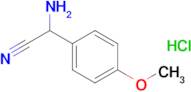 2-Amino-2-(4-methoxyphenyl)acetonitrile hydrochloride