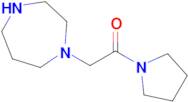 2-(1,4-Diazepan-1-yl)-1-(pyrrolidin-1-yl)ethan-1-one