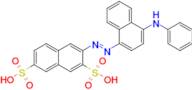 (E)-3-((4-(phenylamino)naphthalen-1-yl)diazenyl)naphthalene-2,7-disulfonic acid