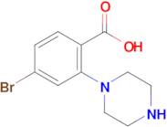 4-Bromo-2-(piperazin-1-yl)benzoic acid