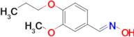 (E)-3-methoxy-4-propoxybenzaldehyde oxime