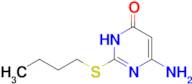 6-amino-2-(butylsulfanyl)-3,4-dihydropyrimidin-4-one