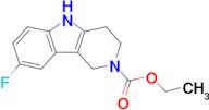 Ethyl 8-fluoro-1,3,4,5-tetrahydro-2H-pyrido[4,3-b]indole-2-carboxylate