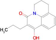 7-Hydroxy-6-propyl-2,3-dihydro-1H,5H-pyrido[3,2,1-ij]quinolin-5-one