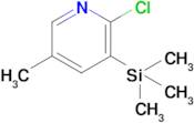 2-Chloro-5-methyl-3-(trimethylsilyl)pyridine