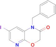 1-Benzyl-7-iodo-1H-pyrido[2,3-b][1,4]oxazin-2(3H)-one