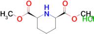 Dimethyl (2S,6R)-piperidine-2,6-dicarboxylate hydrochloride