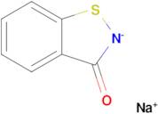 sodium 3-oxo-2,3-dihydro-1,2-benzothiazol-2-ide