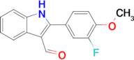 2-(3-Fluoro-4-methoxyphenyl)-1H-indole-3-carbaldehyde