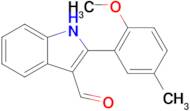 2-(2-Methoxy-5-methylphenyl)-1H-indole-3-carbaldehyde