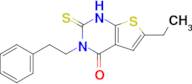 6-Ethyl-3-phenethyl-2-thioxo-2,3-dihydrothieno[2,3-d]pyrimidin-4(1H)-one