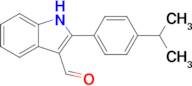 2-(4-Isopropylphenyl)-1H-indole-3-carbaldehyde
