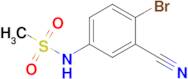 N-(4-bromo-3-cyanophenyl)methanesulfonamide
