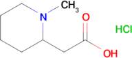 2-(1-Methylpiperidin-2-yl)acetic acid hydrochloride