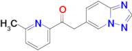 2-([1,2,4]Triazolo[1,5-a]pyridin-6-yl)-1-(6-methylpyridin-2-yl)ethan-1-one