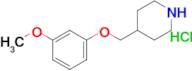 4-((3-Methoxyphenoxy)methyl)piperidine hydrochloride