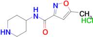 5-Methyl-N-(piperidin-4-yl)isoxazole-3-carboxamide hydrochloride