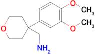 (4-(3,4-Dimethoxyphenyl)tetrahydro-2H-pyran-4-yl)methanamine