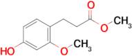 Methyl 3-(4-hydroxy-2-methoxyphenyl)propanoate