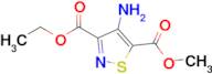 3-Ethyl 5-methyl 4-aminoisothiazole-3,5-dicarboxylate