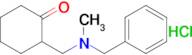 2-((Benzyl(methyl)amino)methyl)cyclohexan-1-one hydrochloride