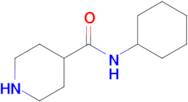 N-cyclohexylpiperidine-4-carboxamide