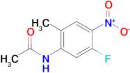 N-(5-fluoro-2-methyl-4-nitrophenyl)acetamide