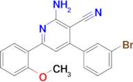 2-Amino-4-(3-bromophenyl)-6-(2-methoxyphenyl)nicotinonitrile