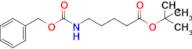 Tert-butyl 5-(((benzyloxy)carbonyl)amino)pentanoate